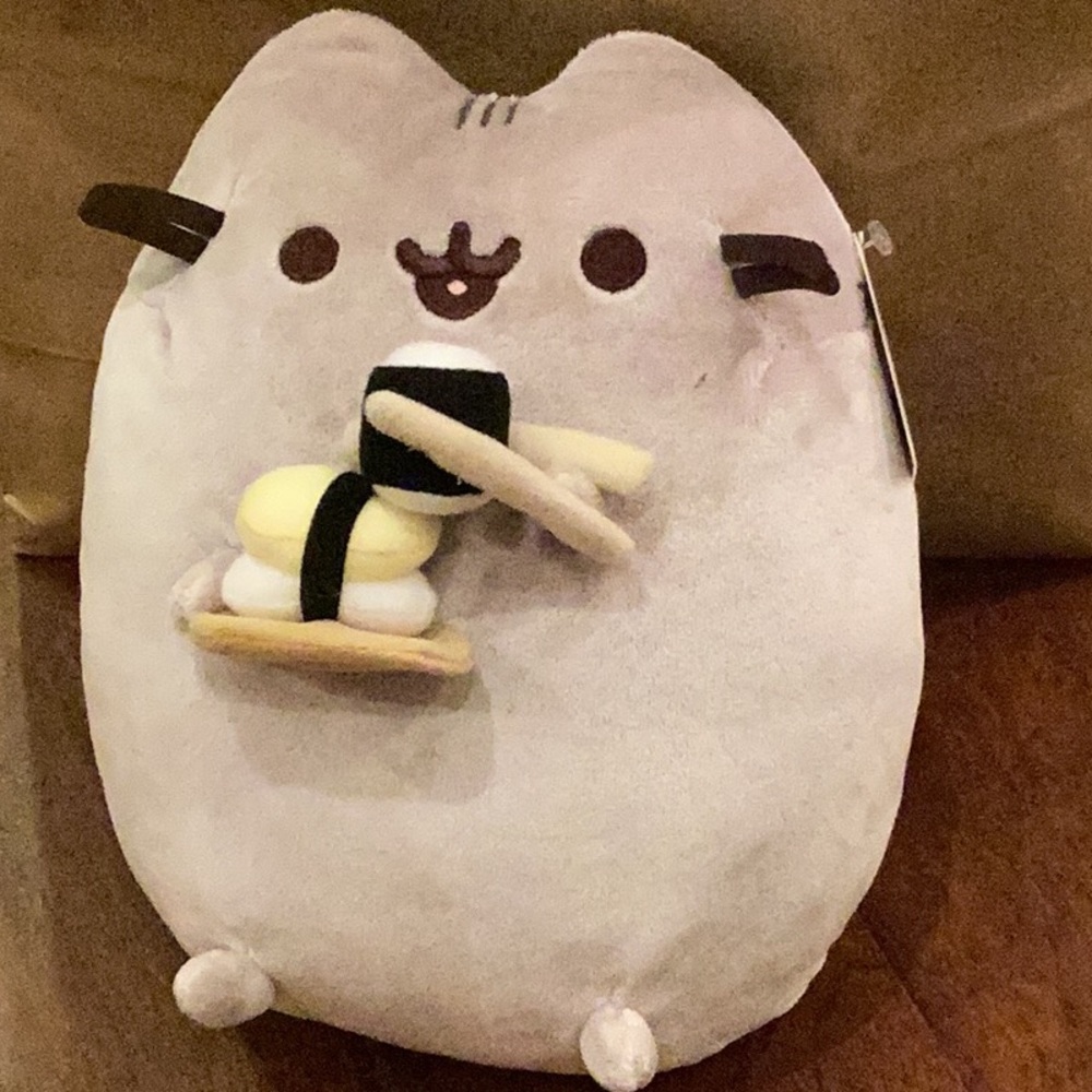 NEW Stuffed Animal Cat Pusheen With Sushi